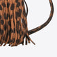 PU Leather Crossbody Bag with Fringe