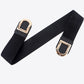 Jessica Anne Beauty Double D Buckle PU Belt