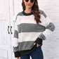 Full Size Round Neck Drop Shoulder Sweater