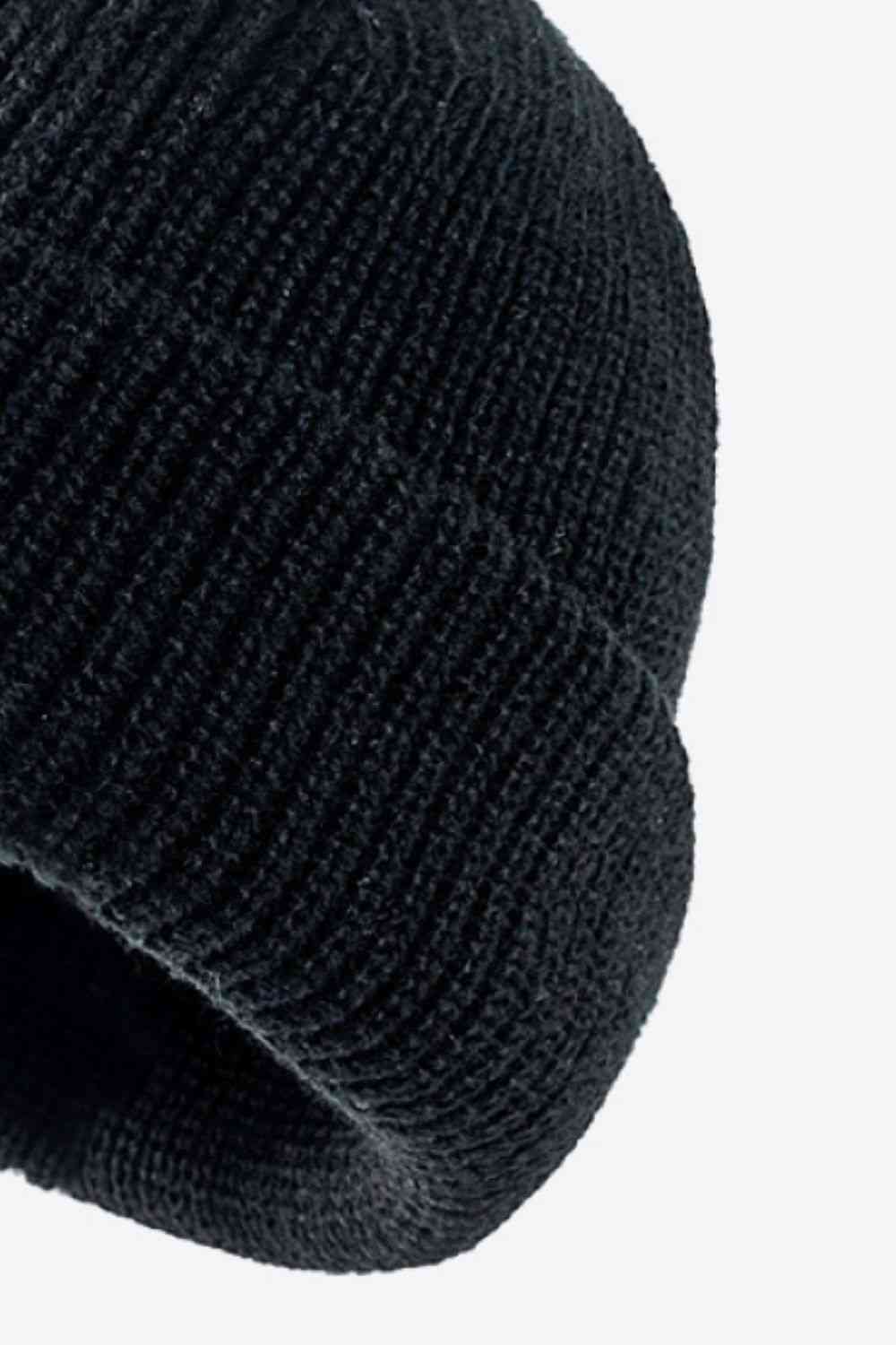 CHIC HATZ Calling For Winter Hat Rib-Knit Beanie