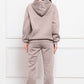 Drop Shoulder Long Sleeve Hoodie and Pants Set