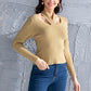 Halter Neck Long Sleeve Sweater