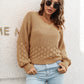V-Neck Long Sleeve Sweater