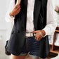 Double-Breasted Sleeveless Blazer