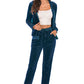 Full Size Zip-Up Hooded Jacket and Pants Set
