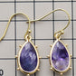 Natural Stone Teardrop Earrings
