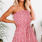 Women's Ditsy Floral Strapless Mini Dress