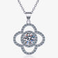 1 Carat Moissanite 925 Sterling Silver Necklace 💜