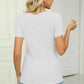 Full Size Twisted V-Neck T-Shirt