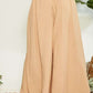 Mittoshop Wrap Pleating Detail Wide Leg Pants