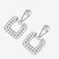 1.68 Carat Moissanite 925 Sterling Silver Drop Earrings