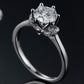 1 Carat Moissanite 925 Sterling Silver Ring  💜