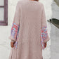 Fringe Sleeve Dropped Sholder Cardigan