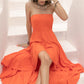 High-Low Ruched Tube Dress