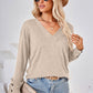 V-Neck Dropped Shoulder T-Shirt