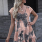 Women's NovaAnna Tie-Dye Ruffle Hem Dress