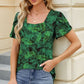 Square Neck Short Sleeve T-Shirt