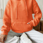 Full Size Textured Drawstring Drop Shoulder Hoodie