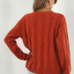 Round Neck Long Sleeve Sweater