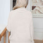 Turtleneck Cable-Knit Long Sleeve Sweater