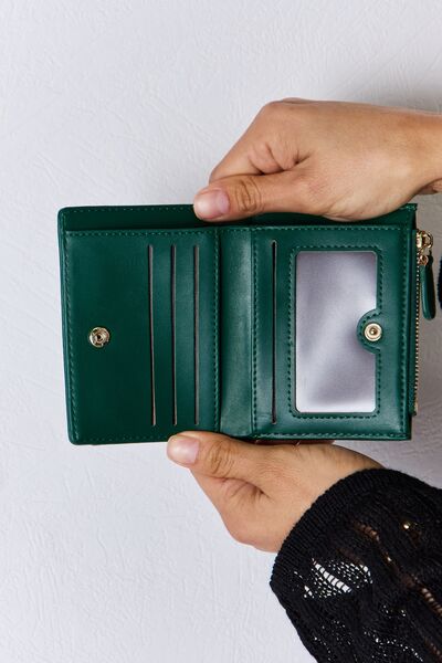 David Jones Texture PU Leather Mini Wallet *