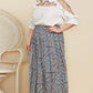 Women's Plus Size Embroidered Ruffle Trim Collared Half Sleeve Blouse