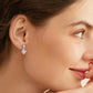 4 Carat Moissanite Drop Earrings