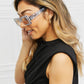 CUTIE Tortoiseshell Rectangle Polycarbonate Sunglasses