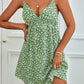 Women's Ditsy Floral Spaghetti Strap Backless Dress