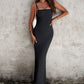 Spaghetti Strap Bodyline Maxi Dress