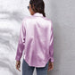 Button Up Collared Neck Long Sleeve Shirt