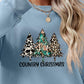 CHRISTMAS THEMED Graphic Round Neck Dropped Shoulder Sweatshirt