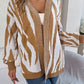BeCozy Open Front Animal Print Cardigan