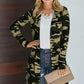 Printed Open Front Longline Cardigan