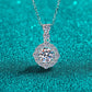 1 Carat Moissanite 925 Sterling Silver Necklace 💜
