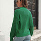 KnittedEmporium Dropped Shoulder Rib-Knit Sweater