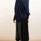 Full Size Boat Neck Batwing Sleeve Knit Top