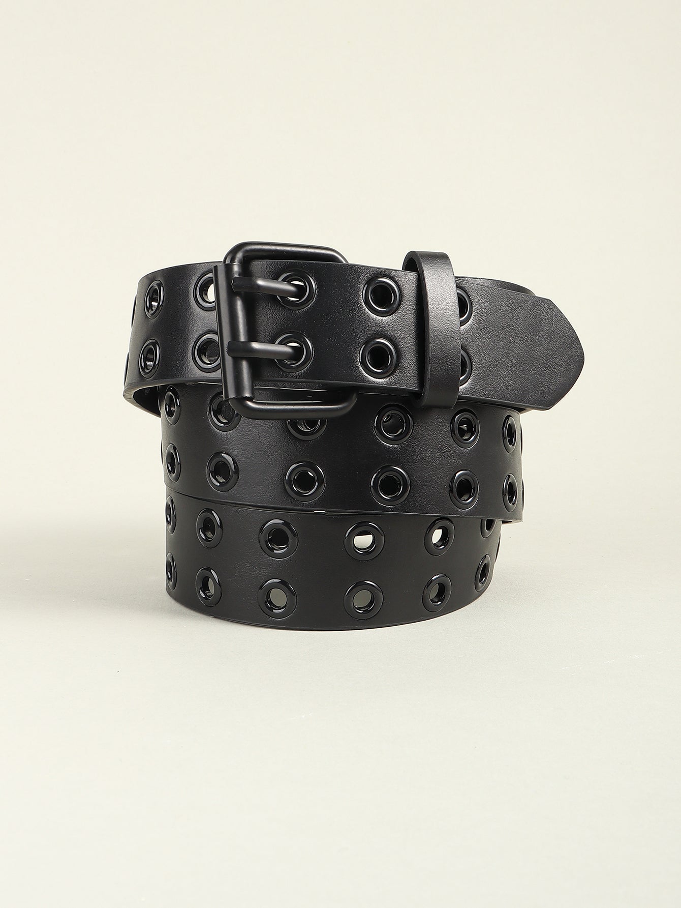 Women's Grommet PU Leather Belt