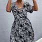 Women's Printed Button down Pocketed Dress