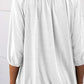 Full Size Gathered Detail Round Neck T-Shirt