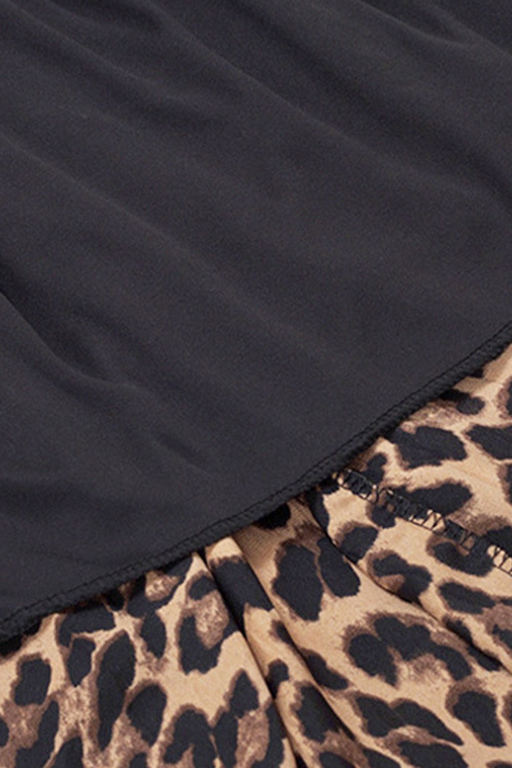 Women's Plus Size Leopard Print Midi Skirt