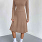 CozyWonders Rib-Knit Sweater and Skirt Set