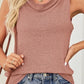 Cowl Neck Knit Vest