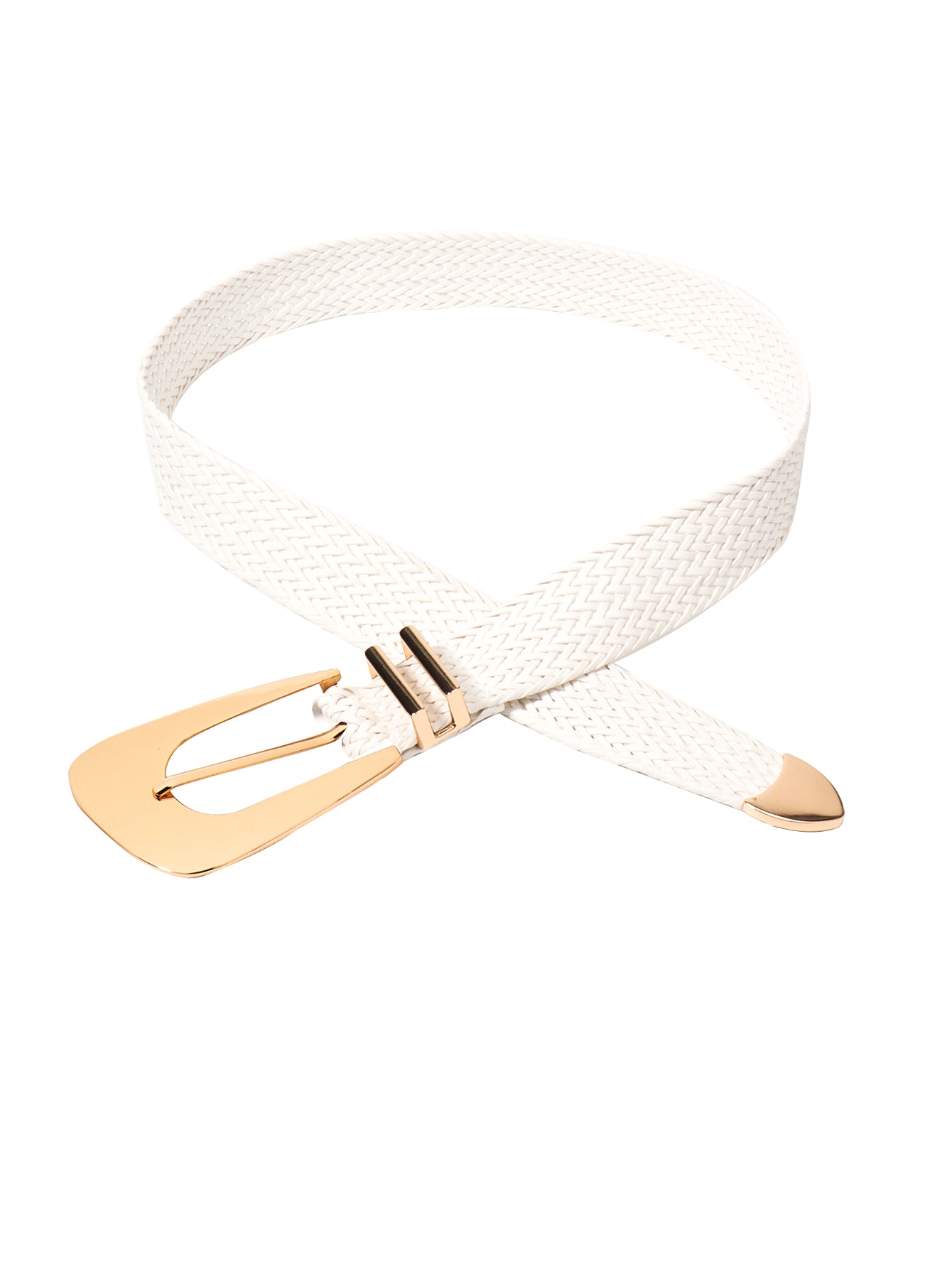 Jessica Anne Beauty Irregular Buckle Braid Belt