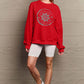 Simply Love SEASONAL THEMED Full Size SNOW DAY SUPPORTER Round Neck Sweatshirt