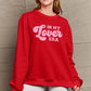 Simply Love Full Size IN MY LOVER ERA Round Neck Sweatshirt