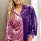 BiBi Contrast Button Up Long Sleeve Shirt - Brand BiBi
