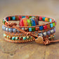 Imperial Jasper & Crystal Layered Bracelet