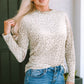 AuroraBlissX Round Neck Leopard Print Long Sleeve Tee