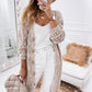 Full Size V-Neck Long Sleeve Cardigan